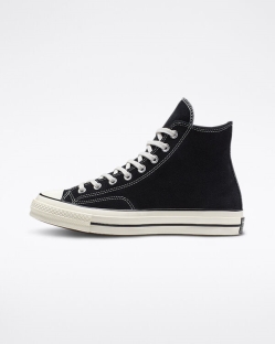 Converse Suede Chuck 70 Női Magasszárú Fekete | LFREYNJ-HU